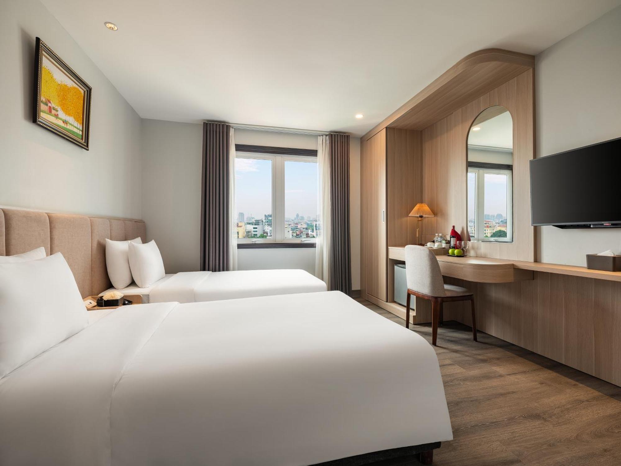 Minasi Premium Hotel ハノイ市 エクステリア 写真